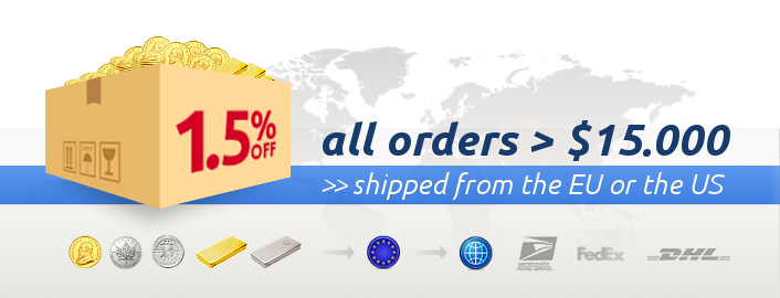 1.5% off any order larger than 15.000USD