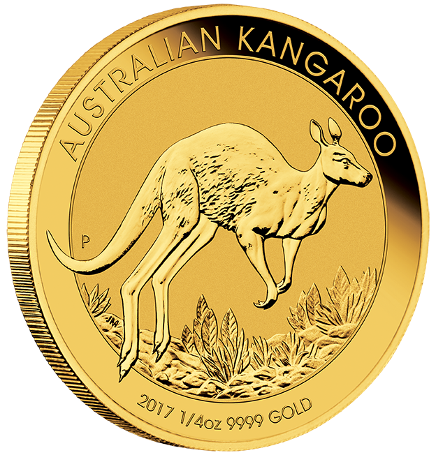 1/4oz Gold Nugget / Kangaroo