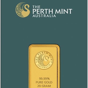 20g gold bar Perth Mint