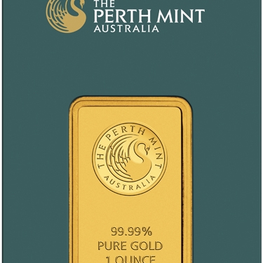 1oz gold bar Perth Mint