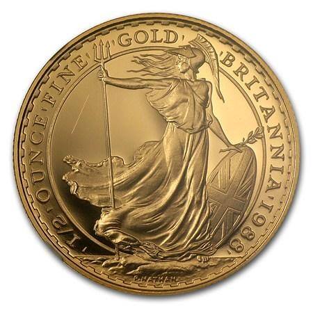 1/2oz Gold Britannia 916,6