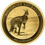 1/2oz Gold Nugget / Kangaroo
