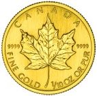 1/10oz Gold Maple Leaf