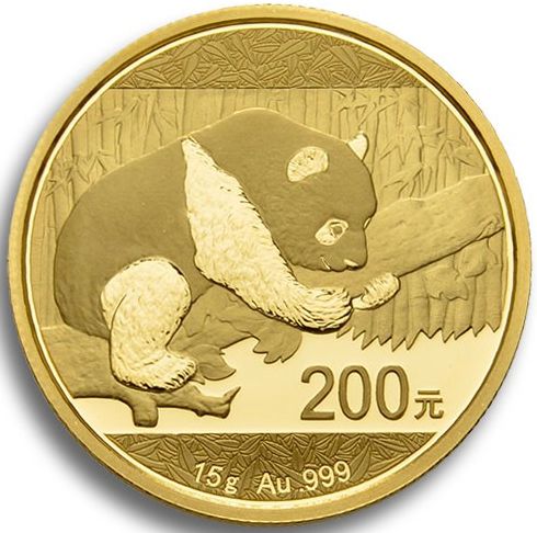 15g Gold China Panda