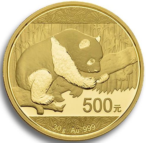 30g Gold China Panda