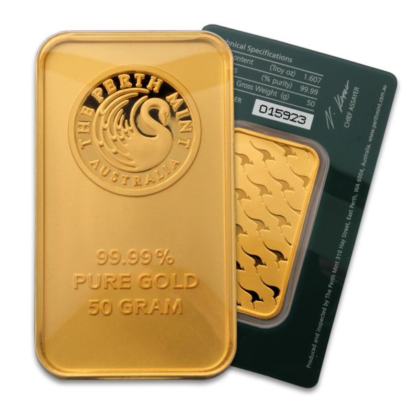 20g gold bar Perth Mint